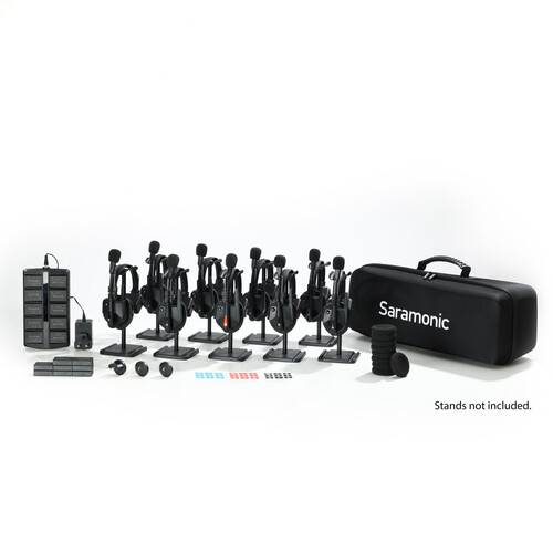 Saramonic WiTalk9-9S Full-Duplex Wireless Intercomunicador de Sistema con Single-Ear para 9 Personas (1.9 GHz) - Imagen 9