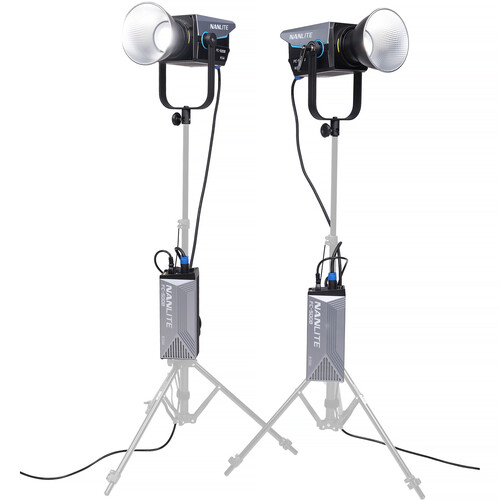 Nanlite FC-500B Bi-Color LED Spotlight (2-Light Kit) / 02-008 2KIT-ST