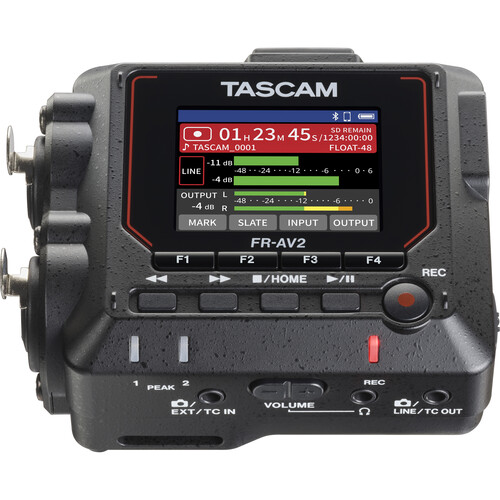 TASCAM FR-AV2 Grabador de Campo Compacto de 32 Bits Flotantes y Generador de Código de Tiempo - Imagen 4
