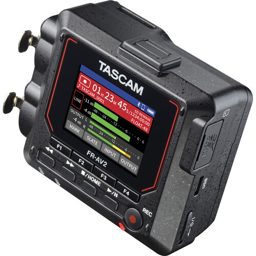 TASCAM FR-AV2 Grabador de Campo Compacto de 32 Bits Flotantes y Generador de Código de Tiempo - Imagen 3