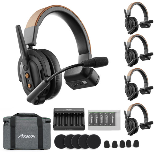 Accsoon CoMo SE Full-Duplex Sistema de Intercom Wireless para 5 Usuarios (1 Host, 4 Remotos) / COMOSE1H4R - Imagen 7