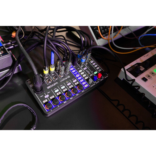 Zoom LiveTrak L-6 Grabador Digital y Mixer Multitrack Portable de 6 Canales - Imagen 9