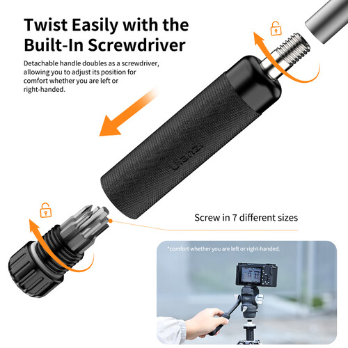 Ulanzi EH09 Cabezal de Bola Invertido para Video y Fotografía con Capacidad hasta 5kg - Imagen 6