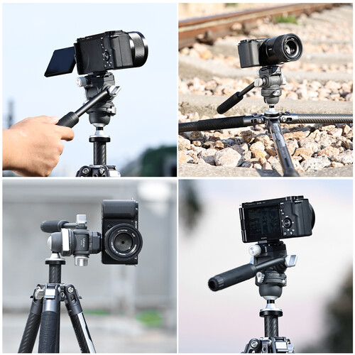 Ulanzi EH09 Cabezal de Bola Invertido para Video y Fotografía con Capacidad hasta 5kg - Imagen 7