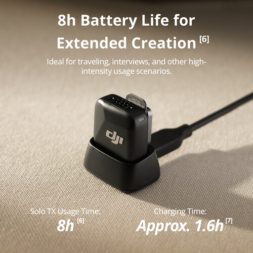 DJI Mic Mini Transmisor con Clip y Micrófono Integrado de 2.4GHz (Arctic White) / 1000009020 - Imagen 4