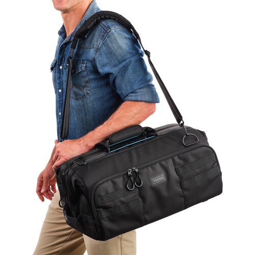 Tenba Cineluxe V2 Shoulder Bag 21 (Black, 32L) / 637-524 - Imagen 7
