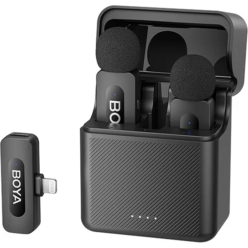 Boya BY-V3 Micrófono Inalámbrico Doble Lightning (2,4GHz)