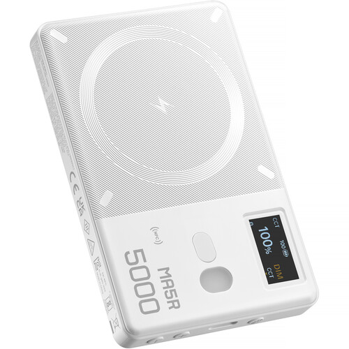 Godox MA5R RGB LED y Power Bank Blanco (4900mAh / 18,13Wh) - Imagen 4