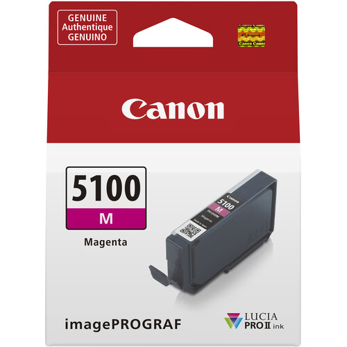 Canon PFI-5100 M Magenta LUCIA PRO II Tinta (14.4mL) - Imagen 2