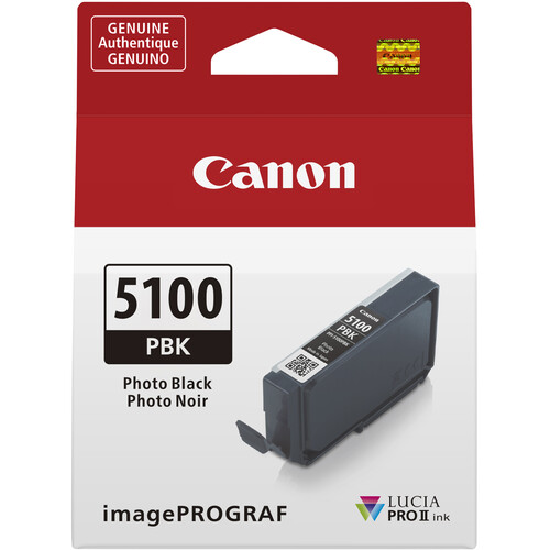 Canon PFI-5100 PBK Photo Black LUCIA PRO II Tinta (14.4mL) - Imagen 3