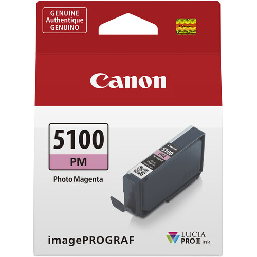 Canon PFI-5100 PM Photo Magenta LUCIA PRO II Tinta (14.4mL) - Imagen 2