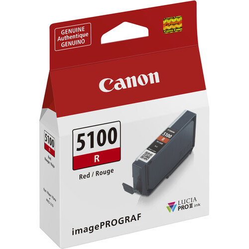 Canon PFI-5100 R Red LUCIA PRO II Tinta (14.4mL)