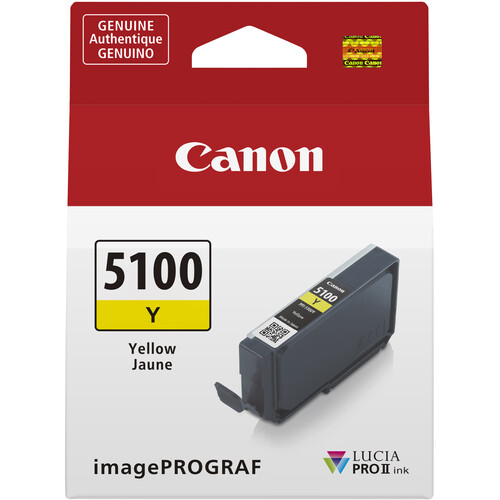 Canon PFI-5100 Y Yellow LUCIA PRO II Tinta (14.4mL) - Imagen 3