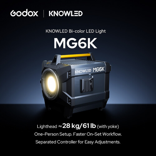 Godox KNOWLED MG6K Bi-Color LED Monolight Kit (4300W) - Imagen 10