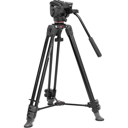 Manfrotto 500X Kit de Trípode de Aluminio Cabezal Fluido para Video / MVK500XAM - Imagen 3
