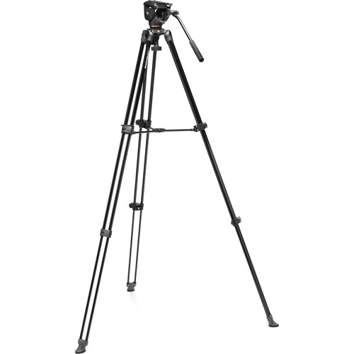 Manfrotto 500X Kit de Trípode de Aluminio Cabezal Fluido para Video / MVK500XAM - Imagen 2