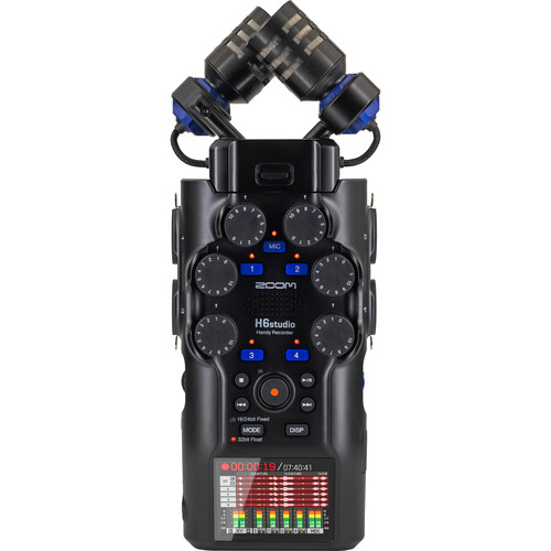 Zoom H6studio Grabadora Portátil de 6 pistas Con Grabación en 32-Bit Flotantes - Imagen 2