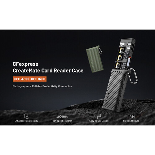 PGYTECH CreateMate Estuche y Lector de Tarjetas de Memorias CFexpress Tipo A / SD / P-GM-164 - Imagen 7