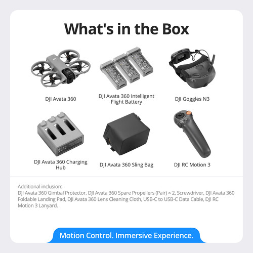 DJI Avata 360 Motion Fly More Combo con Goggles N3 - Imagen 9