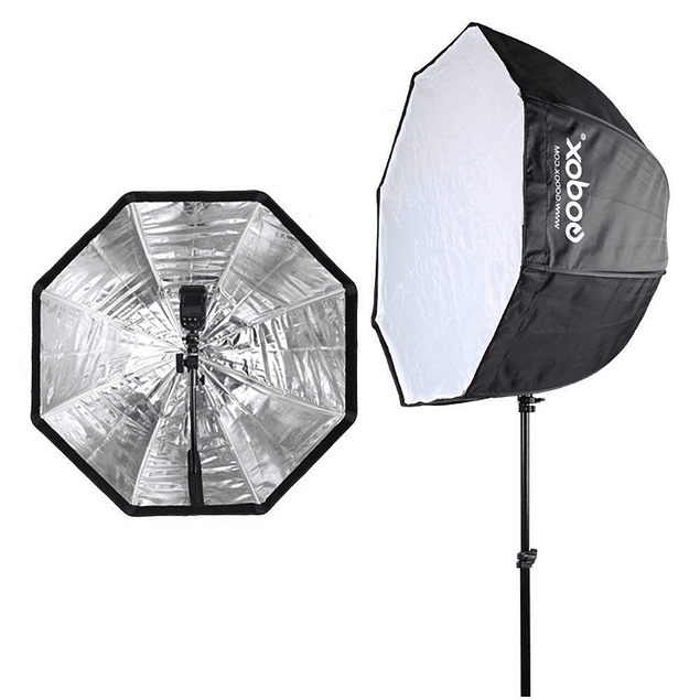 Godox SB-GUBW-95 Paragua octabox 95 cm con grilla. - Imagen 2