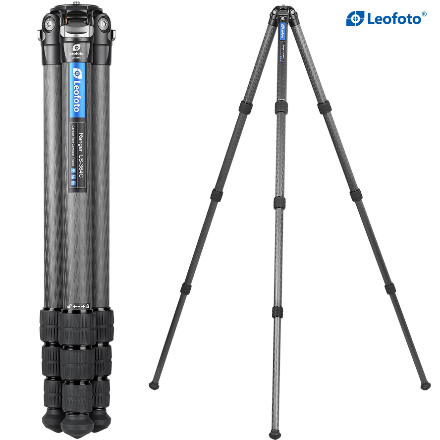 LEOFOTO LS-364C Trípode Fibra de Carbono de 4 Secciones Serie Ranger - Imagen 2