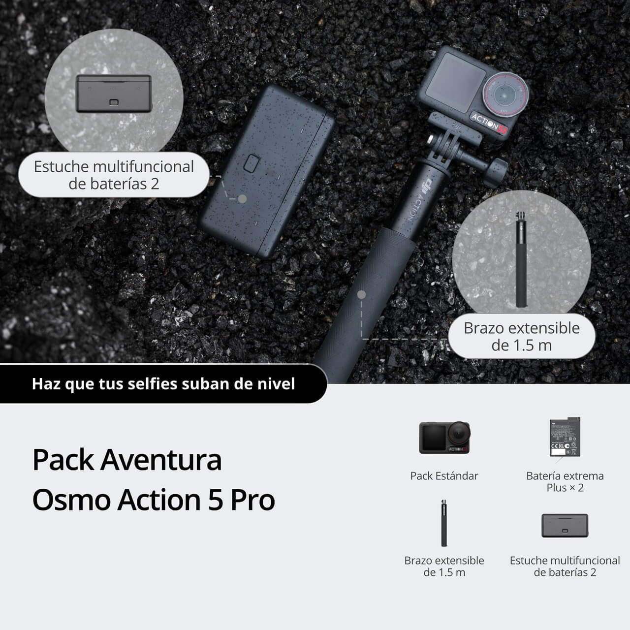 DJI Action 5 Pro Adventure Combo / 1000008977 - Imagen 9
