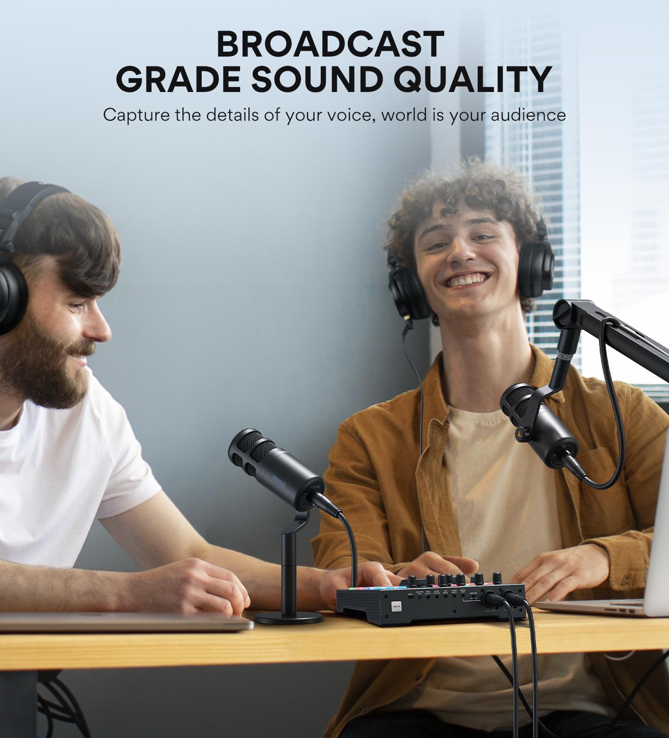 Maono PD100 XLR Microfono Dinamico para Grabación y Podcast - Imagen 6