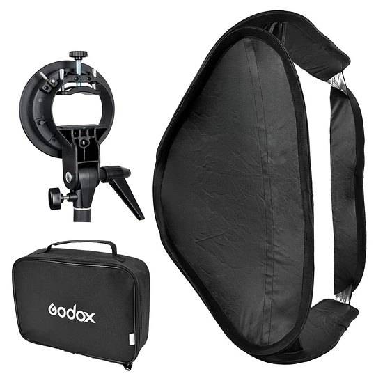 GODOX SFUV5050 KIT SOFTBOX 50X50 CON ADAPTADOR S-TYPE