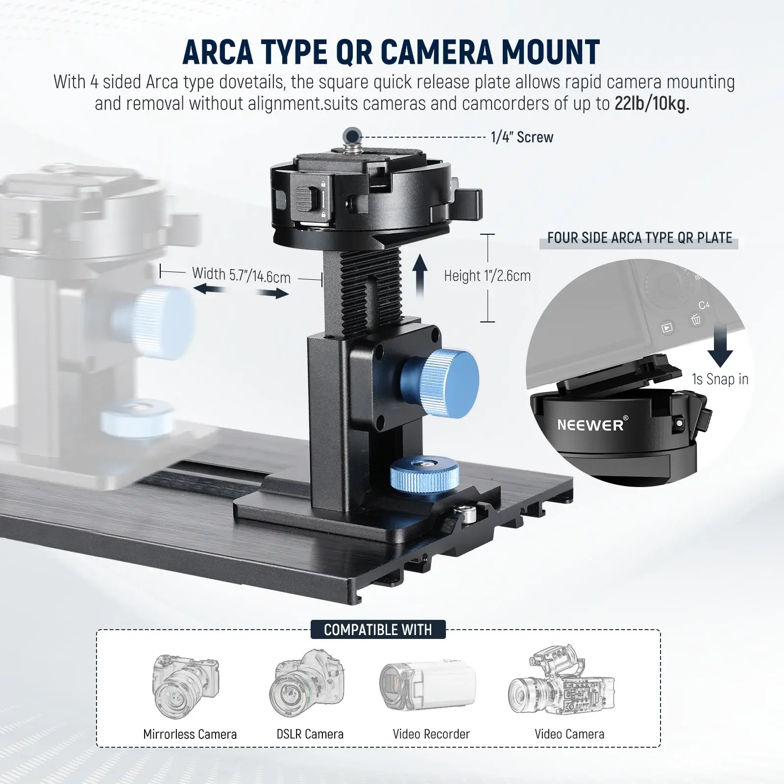 Neewer X12 II Teleprompter para Cámara y Tableta - Imagen 4