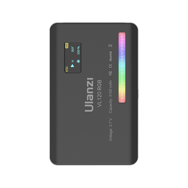 Ulanzi VL120 RGB Mini Pocket LED con Batería Recargable de 3100mAh (Tº de 2500 a 9000K) - Imagen 5