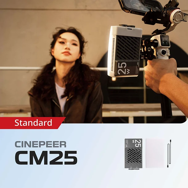 ZHIYUN CINEPEER CM25 LUZ LED 25W / ZY30027 - Imagen 6