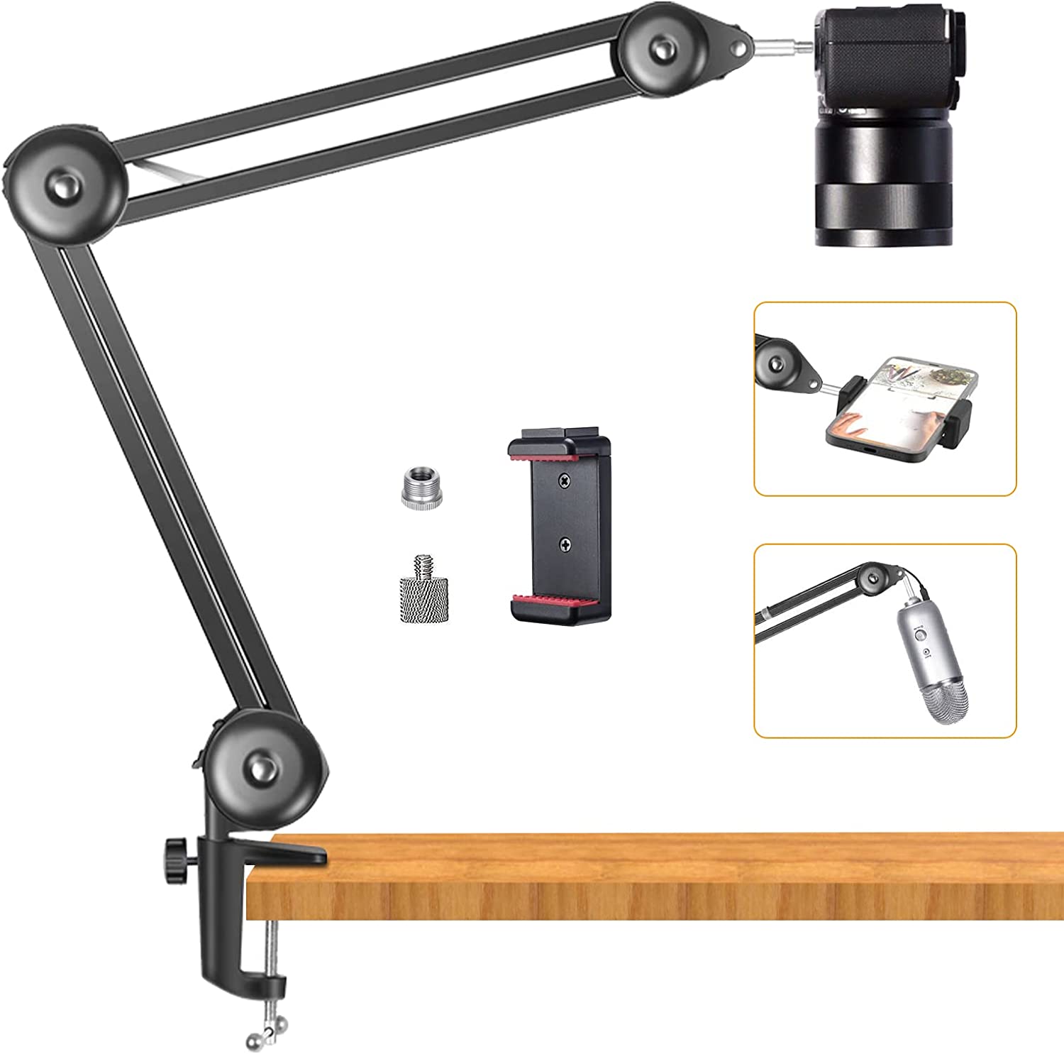 VIJIM TD01 SOPORTE BRAZO, PARA CAMARAS, TELEFONOS Y MICROFONOS