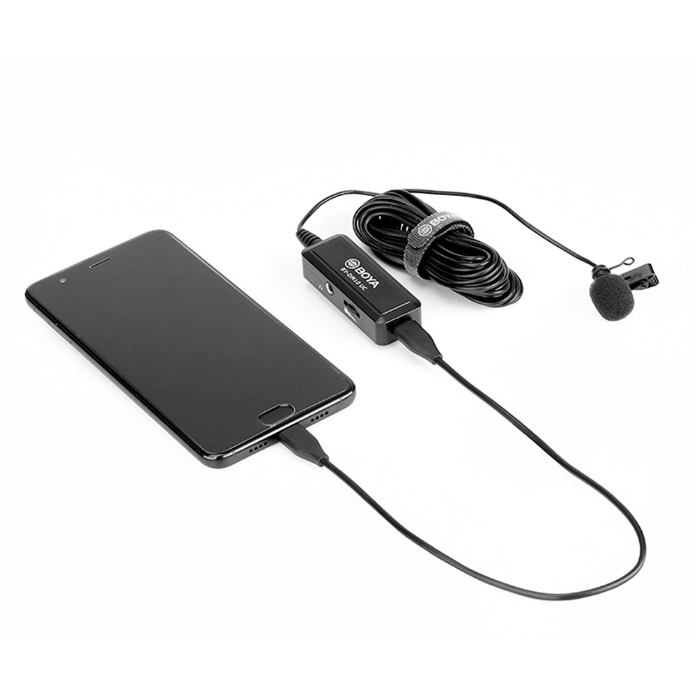 Boya BY-DM10 UC Micrófono Omnidireccional con Conectores USB y USB-C Para Win, Mac y Teléfonos USB-C (Cable de 6m) - Imagen 3