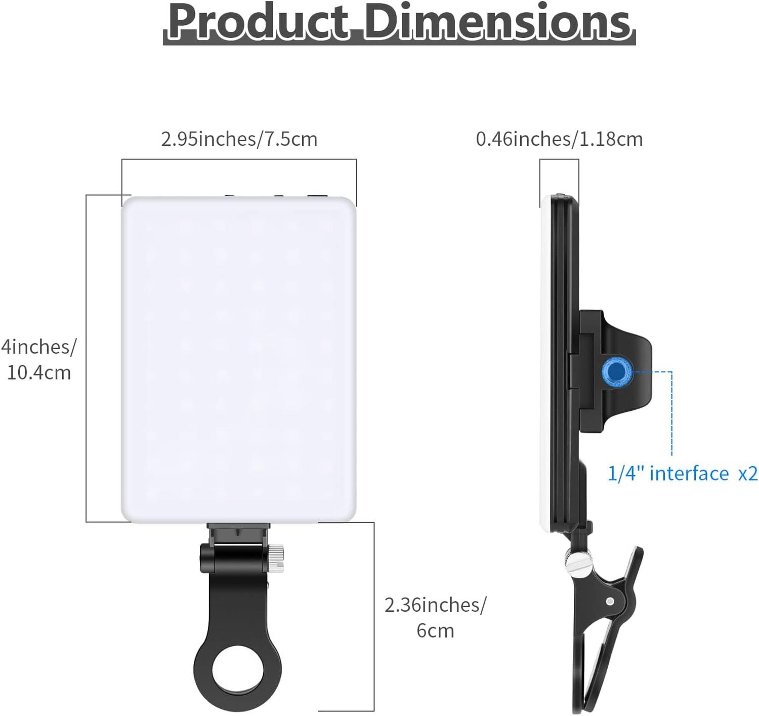 Neewer NL-60AI Luz LED con Clip para Videollamadas / 10099181 - Imagen 3