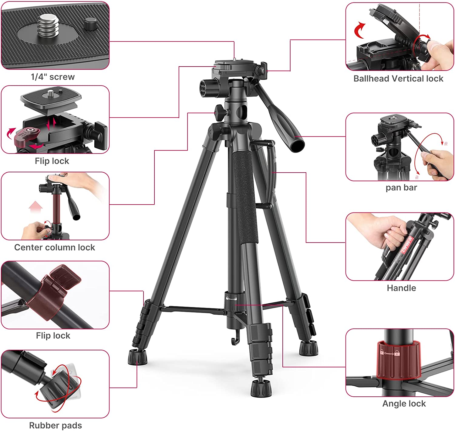 Ulanzi VT-01 Trípode cenital de video . - Imagen 2
