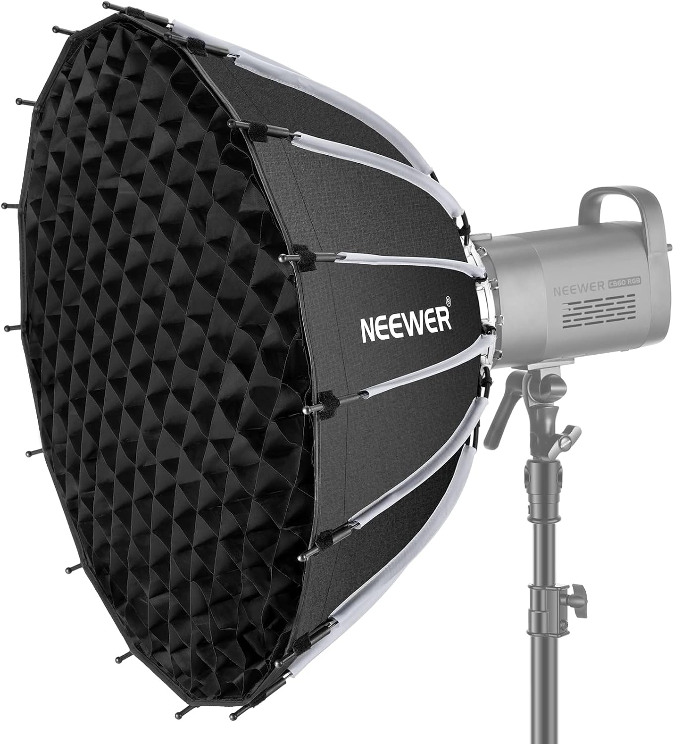 Neewer Softbox Parabólico 65cm Liberación Rápida con Grid / 10101630