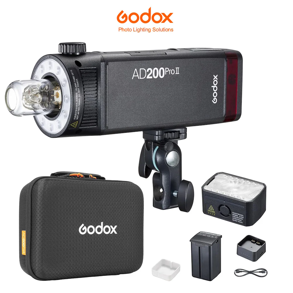 Godox AD200Pro II TTL Kit Pocket Flash