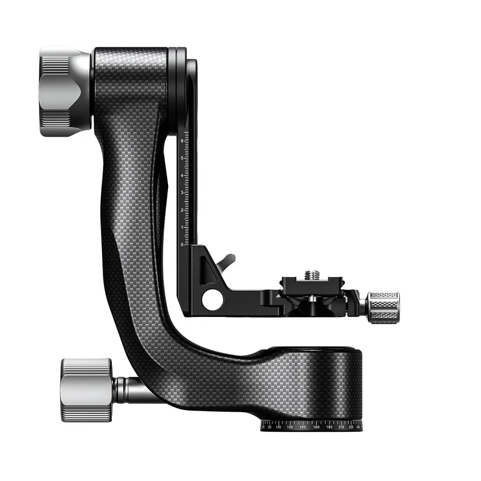 Leofoto PG-3 Cabezal Gimbal de Fibra de Carbono con Capacidad hasta 25Kg - Imagen 4