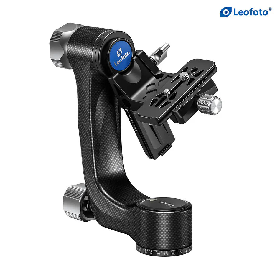 Leofoto PG-3 Cabezal Gimbal de Fibra de Carbono con Capacidad hasta 25Kg - Imagen 5
