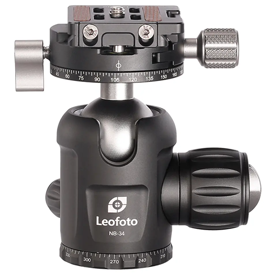 Leofoto NB-34 Cabezal Rótula Profesional con Capacidad hasta 19Kg