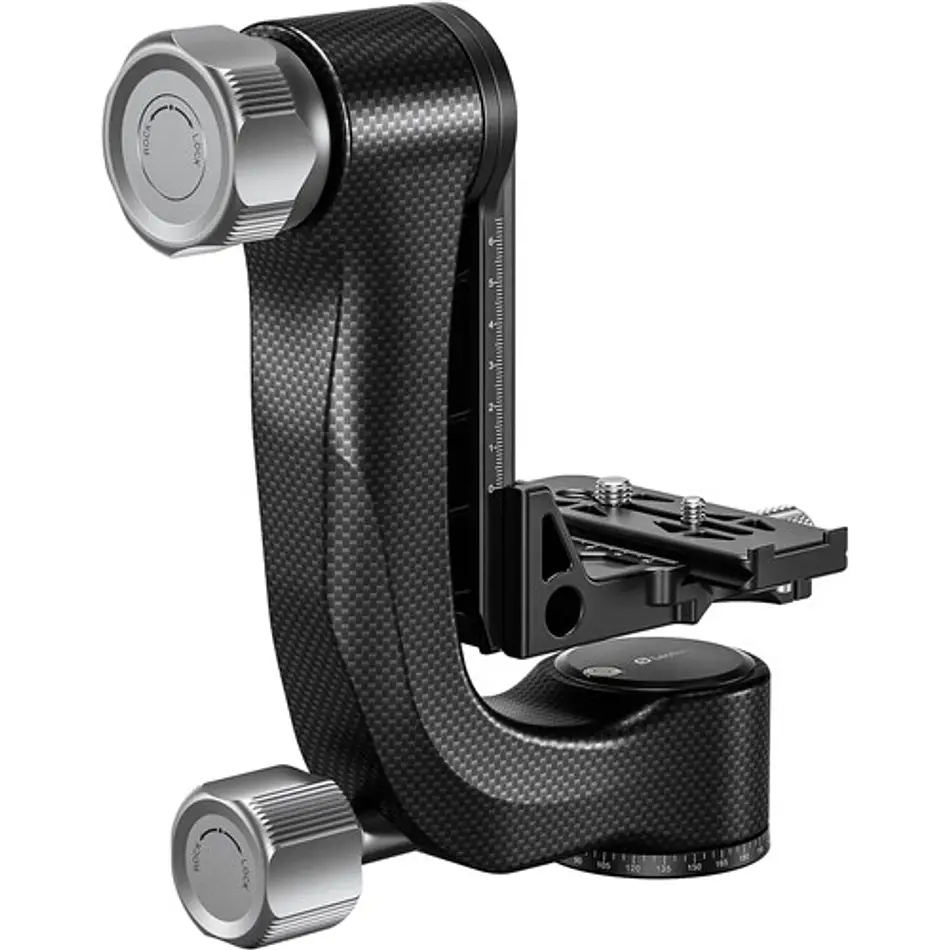 Leofoto PG-3 Cabezal Gimbal de Fibra de Carbono con Capacidad hasta 25Kg - Imagen 3