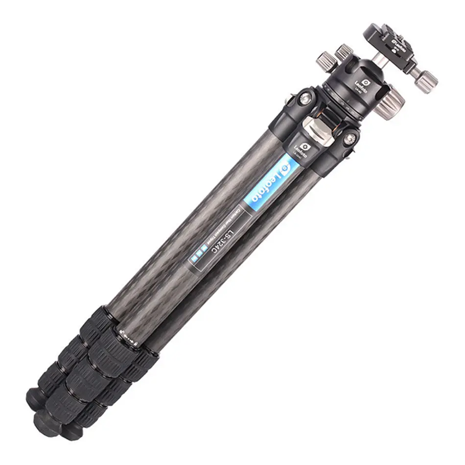 LEOFOTO LS-324C+LH40 Kit de Trípode de Carbono y Cabezal de Rotula (Sop. Hasta 15kg) - Imagen 3
