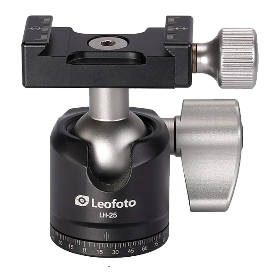 LEOFOTO LS-224C+LH25 Kit Trípode Carbono Ranger de 4 Secciones con Cabezal de Rotula (Sop. Hasta 6kg) - Imagen 9
