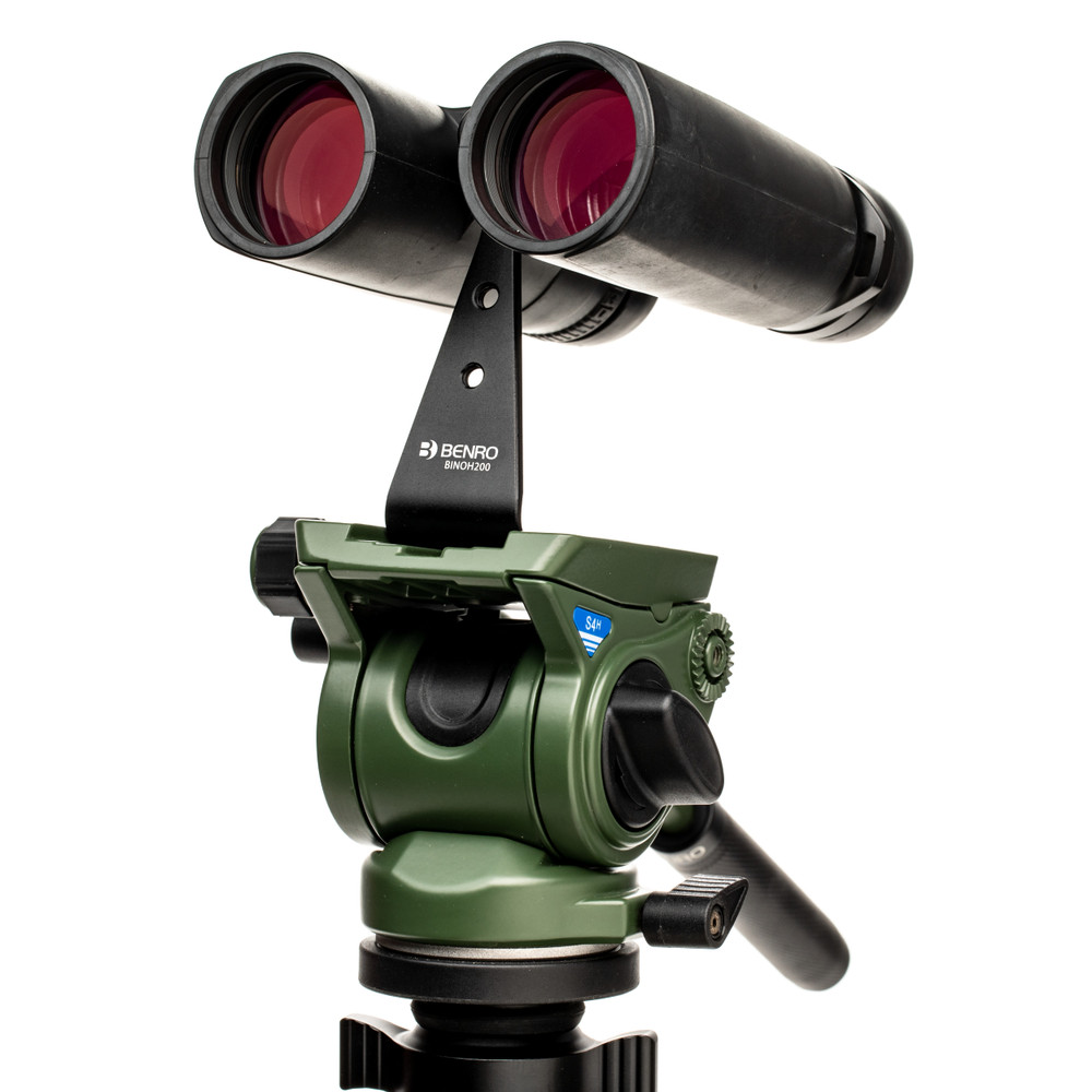 Benro BINOH200 Soporte de Binoculares para Trípodes 1/4 y 3/8 Base Arca Swiss