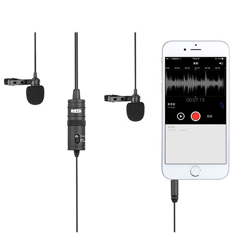 Boya BY-M1DM Micrófono Lavalier Doble para Cámaras y Smartphones - Imagen 4