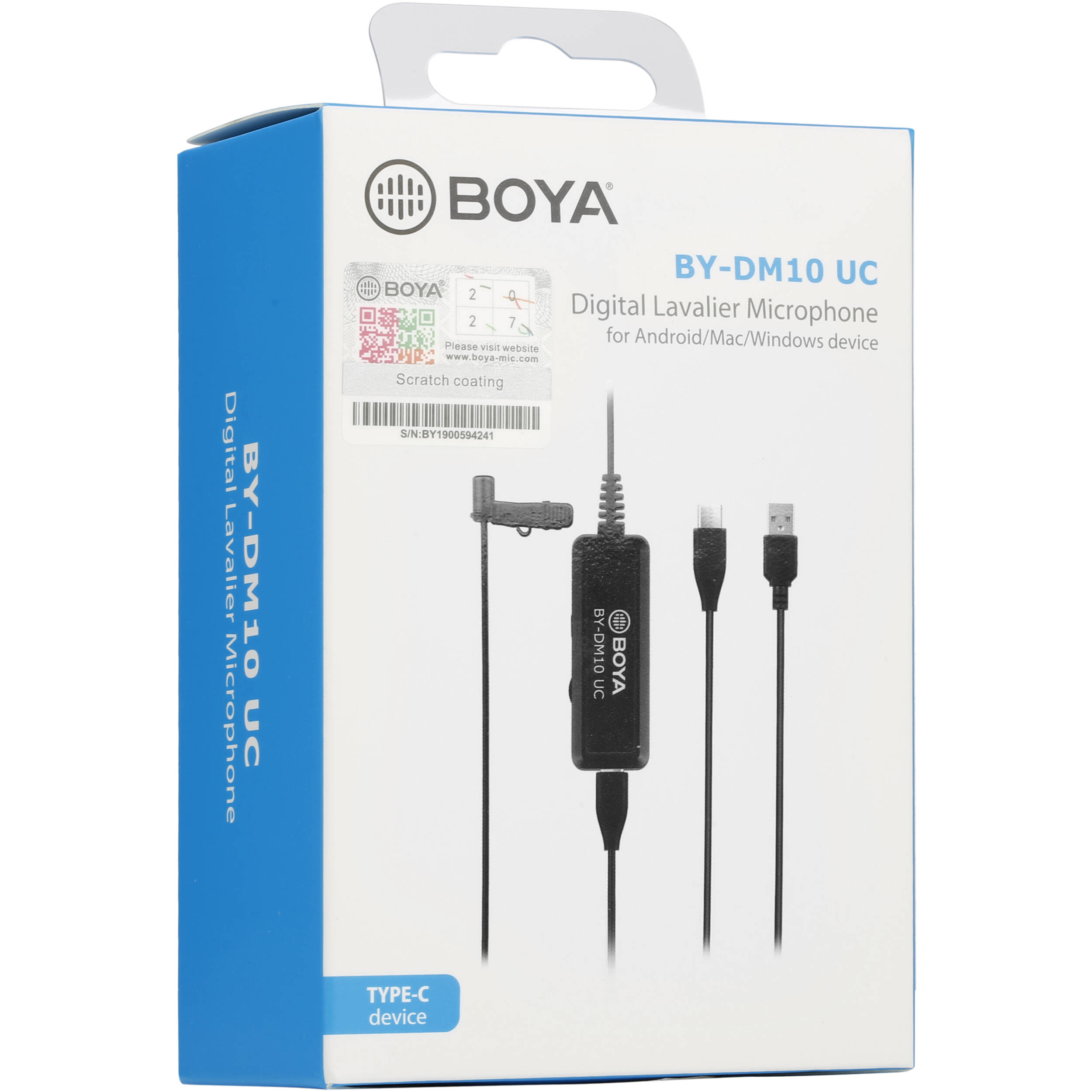 Boya BY-DM10 UC Micrófono Omnidireccional con Conectores USB y USB-C Para Win, Mac y Teléfonos USB-C (Cable de 6m) - Imagen 9