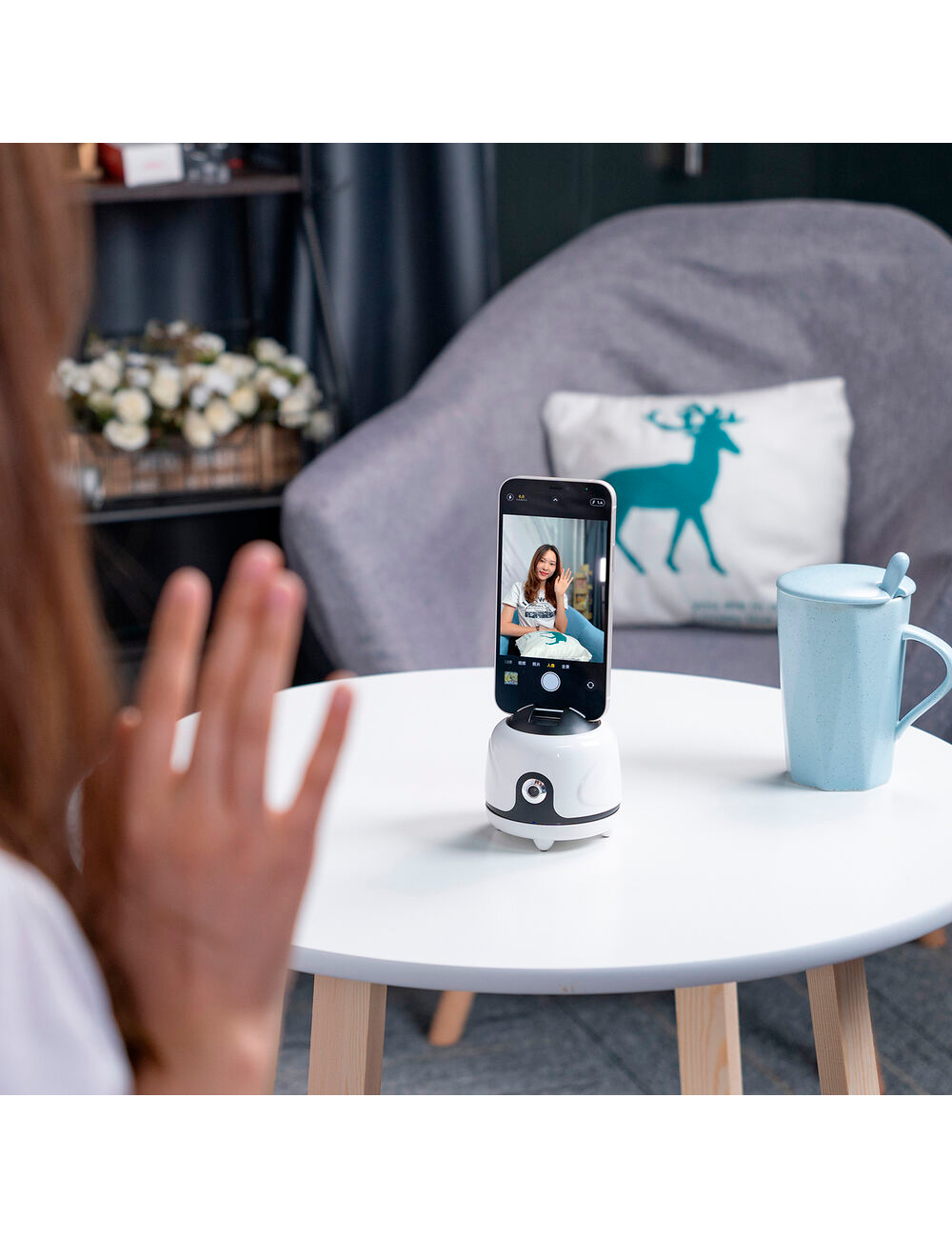 Ulanzi CAMERAMAN Base de auto traking para smartphone. - Imagen 4