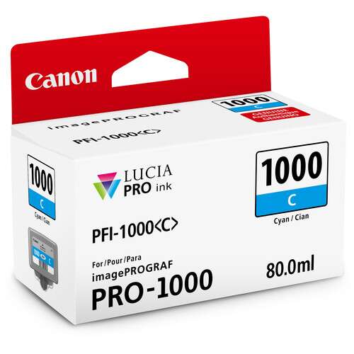 Canon PFI-1000 C Tinta CYAN LUCIA PRO (imagePROGRAF PRO-1000) / 0547C003