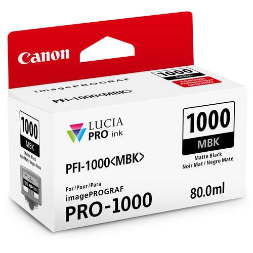 Canon PFI-1000 MBK Tinta MATTE BLACK LUCIA PRO (imagePROGRAF PRO-1000) / 0545C003
