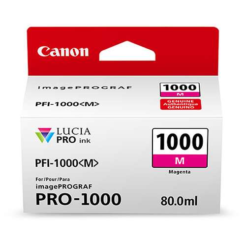 Canon PFI-1000 M Tinta MAGENTA LUCIA PRO (imagePROGRAF PRO-1000) / 0548C003 - Imagen 2